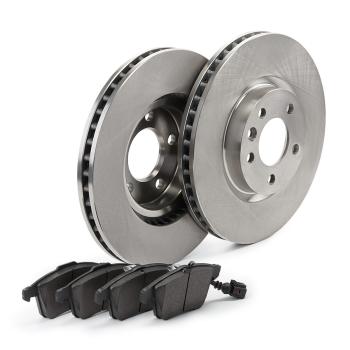 Brake disc set with brake pads - front (47777), VW Bus T5